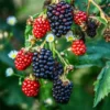 10 Ponca Thornless Blackberry Starter Plug - Live Plant - High Yield - Image 1