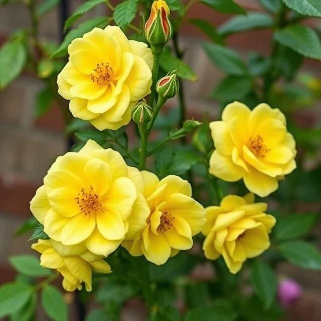 20 Pcs Yellow Climbing Rose Seeds - Rare Non-GMO Heirloom Variety Outdoor - Image 2