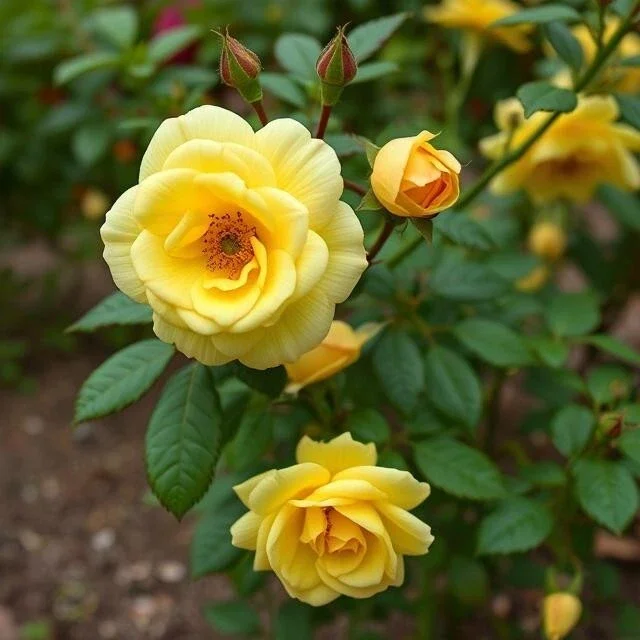 20 Pcs Yellow Climbing Rose Seeds - Rare Non-GMO Heirloom Variety Outdoor - Image 3