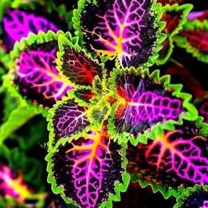 25 Rekwiat Rainbow Coleus Seeds - Colorful Solenostemon scutellarioides Foliage Plant - Image 3