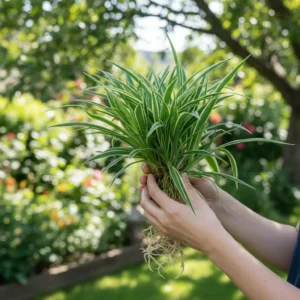 3 Live Spider Plant Rooted Cuttings – Indoor Houseplant, Easy Care - Image 3