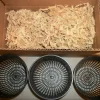 3 Pack 5 Inch Net Pots with New Zealand Sphagnum Moss for Orchids & Carnivorous Plants - Image 1