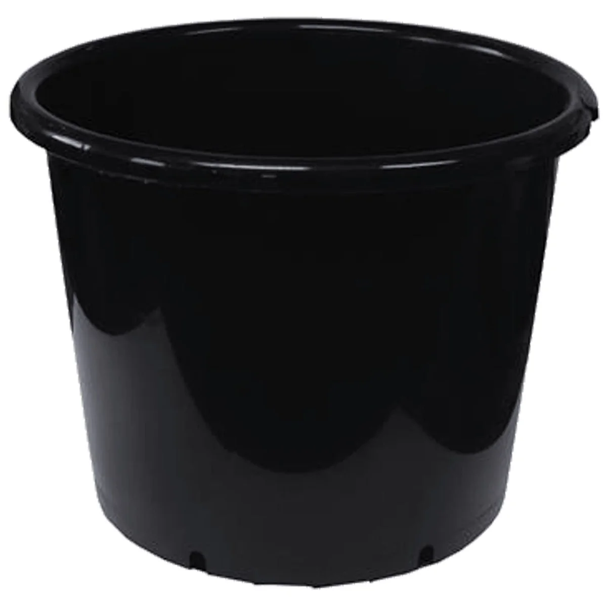 4 Inch Black Plastic Flower Pots - Set of 10 Round Plant Pots for Indoor/Outdoor Use - Image 3