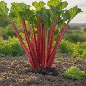 5 Victoria Rhubarb Bare Root Plant - Rheum rhabarbarum - USDA Zones 3-8 - Image 5