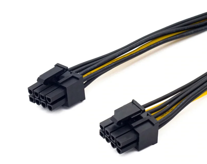 9 inch PCI Express 8 Pin to Dual 6+2 Pin Power Cable for PC VGA Video Card - Image 4
