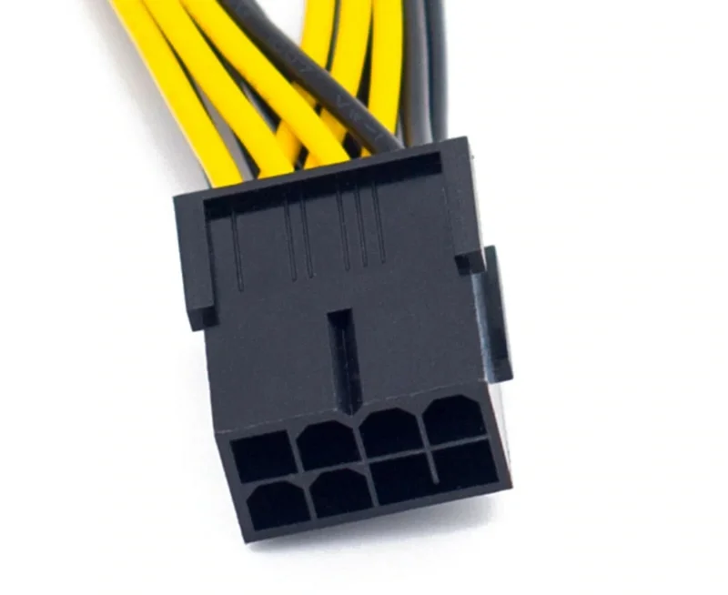 9 inch PCI Express 8 Pin to Dual 6+2 Pin Power Cable for PC VGA Video Card - Image 5