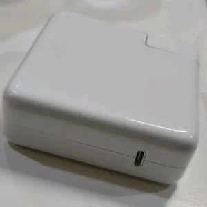 96W USB-C Power Adapter for MacBook Pro 13"-16" & MacBook Air, Model A2166 - White - Image 2