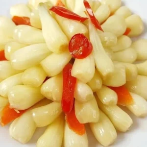 Allium Chinense Bulbs - Rakkyo Japanese Scallion - 3 Roots Herbal Plant - Image 4