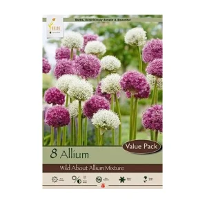 Allium Mix Bulbs - Purple Flower Bulbs, Deer Resistant, 32-36