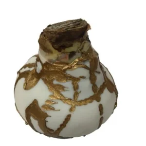 Amaryllis Bulb Charisma White Gold Splatter Waxed 34/36 Indoor - Image 2