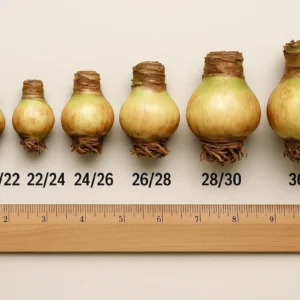 Amaryllis Zombie Bulb - Watermelon Pink & White Double Sonata, 22/24 Bulb Size - Image 5