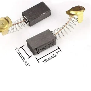Carbon Brush for Electric Drill Motor Rotary - 18x11x7mm Motor Part - Image 1