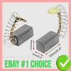 Carbon Motor Brushes 10mm x 5mm x 5mm - Power Tool Replacement Rotor Pair - Image 1