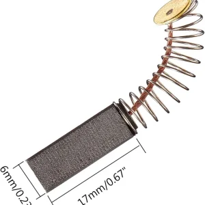 Carbon Motor Brushes 17mm x 6mm x 6mm - Power Tool Replacement Parts (Pair) - Image 1