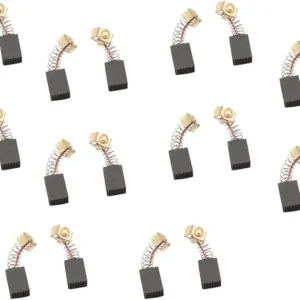 Carbon Motor Brushes for Power Tools - 11mm x 8mm x 5mm, 1 Pair Replacement Rotor - Image 2