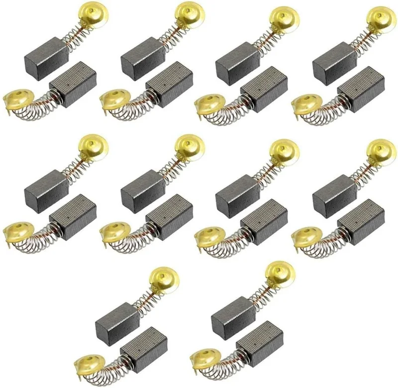 Carbon Motor Brushes for Power Tools - 13mm x 7.5mm x 6mm Replacement Pair - Image 2