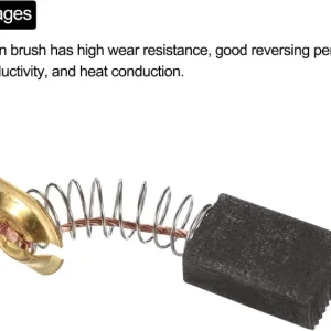 CB-43 Carbon Motor Brushes - 17mm x 11mm x 7mm - 1 Pair Replacement for Power Tools - Image 2