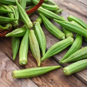 Clemson Spineless Okra Seeds - Non-GMO Heirloom Vegetable Seeds - Image 1
