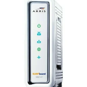 DOCSIS 3.0 Cable Modem for High-Speed Internet, White, 343 Mbps Downstream - Image 1