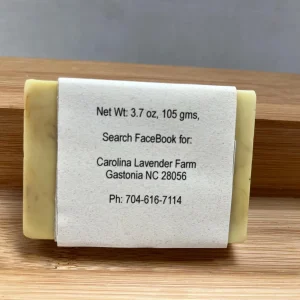 Lavender Calendula Goat Milk Soap Bar - Facial & Body Cleanser, 3.7 oz - Image 3