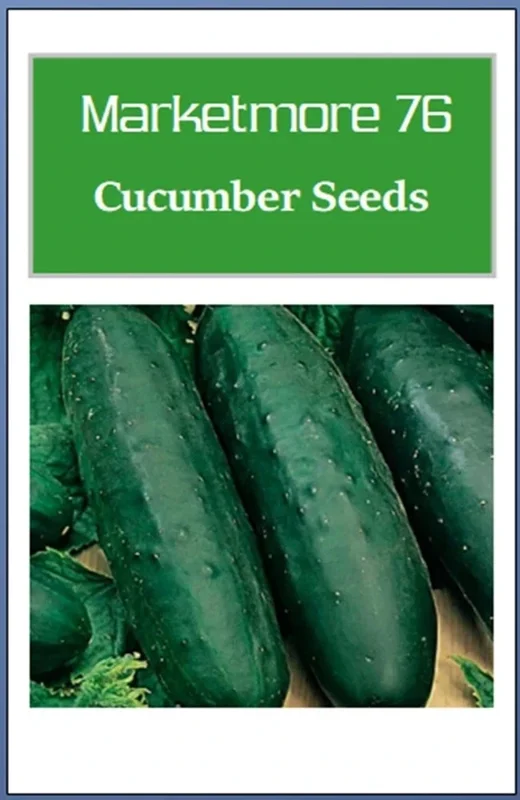 Marketmore 76 Cucumber Seeds - Non-GMO Heirloom Vegetable Seeds for Outdoor - Image 2