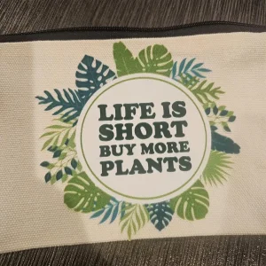Novelty Plant Bag - Life is Short Buy More Plants Reusable Tote - Image 5