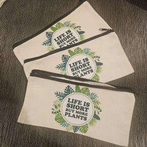 Novelty Plant Bag - Life is Short Buy More Plants Reusable Tote - Image 6