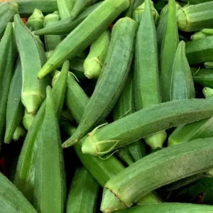 Organic Clemson Spineless 80 Okra Seeds - Heirloom Vegetable, 100+ Seeds - Image 3