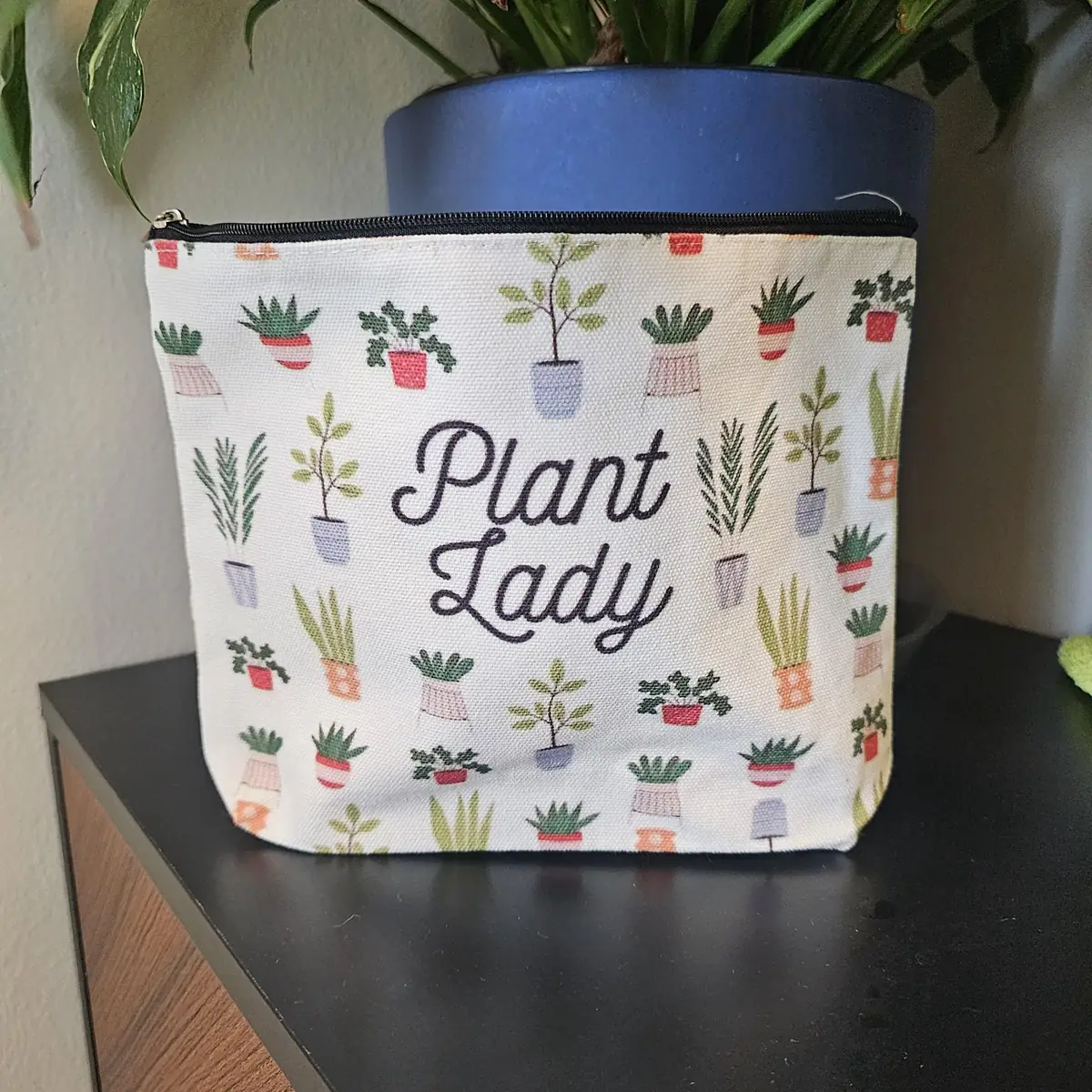 Plant Lady Tote Bag - Fun Foliage Design - Reusable Canvas Bag - Image 5