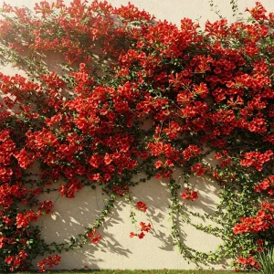 Red Trumpet Vine Seeds - 12 Organic Perennial Seeds for Hummingbirds - Image 3