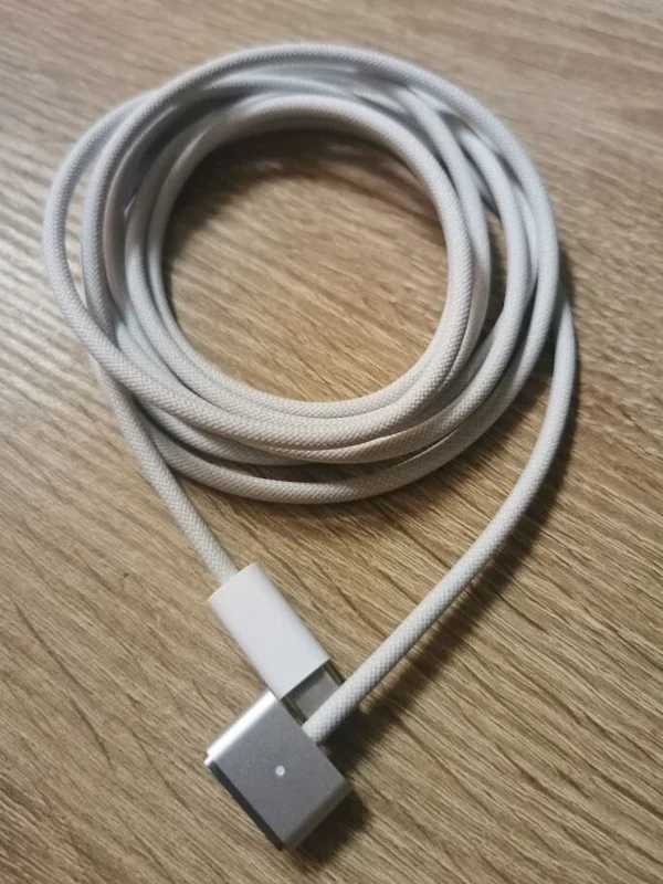 Used Apple MacBook Air M2 MagSafe 3 Charging Cable - Gray, 2m Power Cable - Image 3