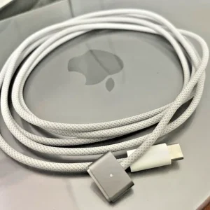 Used Apple MacBook Air M2 MagSafe 3 Charging Cable - Gray, 2m Power Cable - Image 1