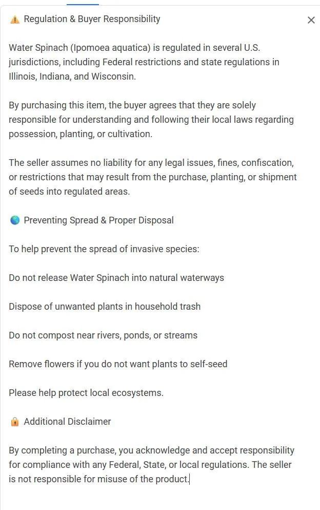 Water Spinach Seeds - Kangkong, Ong Choy, Rau Muống - Edible Vegetable Seeds - Image 8