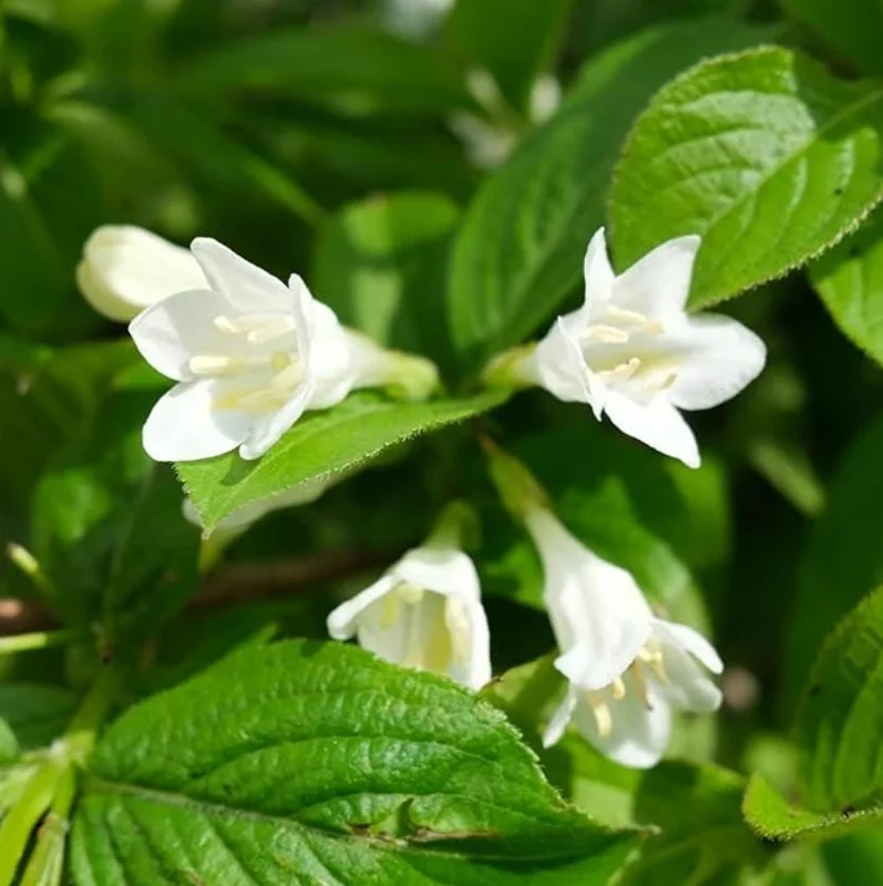White Weigela Shrub Live Plant – Fragrant Flowers – 6-12" Tall – Outdoor - Image 2