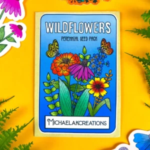 Wildflower Seed Packs - Assorted Flower Seeds for Gardens & Gifts - Image 1