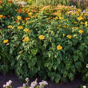 Yellow Mexican Sunflower Live Plant - Tithonia rotundifolia - 4 inch Pot - Image 2