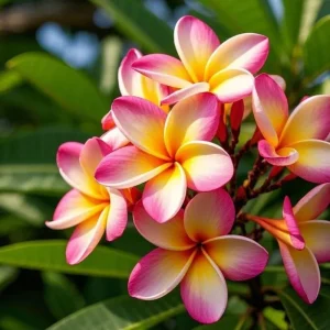 2 Plumeria Cuttings - Fragrant Pink Flowering Plants Outdoor Hardy - Image 1