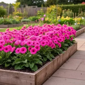 4 Pink Gerbera Daisy Live Plants - Winter Hardy Outdoor Flowers, 16