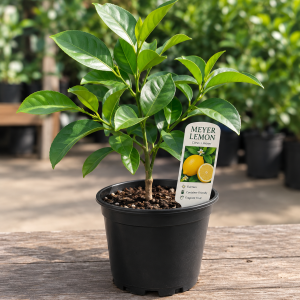 Meyer Lemon Tree Live Plant 2 Inch Tall - Dwarf Fruit Tree for Indoor & Outdoor