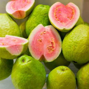 Sweet Pink Guava Tree Live Plant – Tropical Fruit, 5-9" Tall, Outdoor