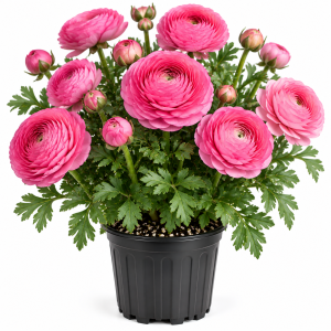 30 Pink Ranunculus Bulbs for Fall Planting - Vibrant Spring Blooms