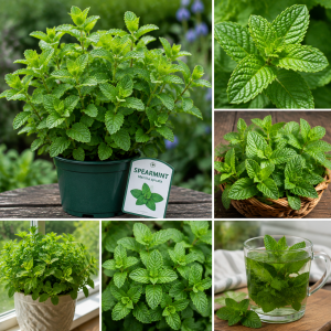 Spearmint Live Plant – Herb – 3.5'' Pot – Indoor/Outdoor Fragrant Perennial