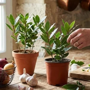 Bay Leaf Live Plant - Laurus Nobilis Herb Tree 4-8 Inch Tall for Outdoor Planting - Image 5