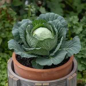 Cabbage Plant Seedling Live Plant – 4 Inch Pot – 3-6 Inch Tall – Outdoor Vegetable - Image 5