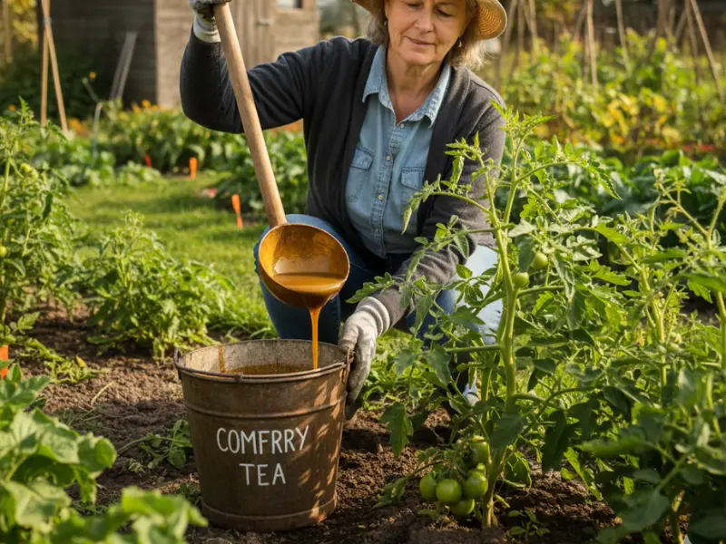 comfrey tea fertilize