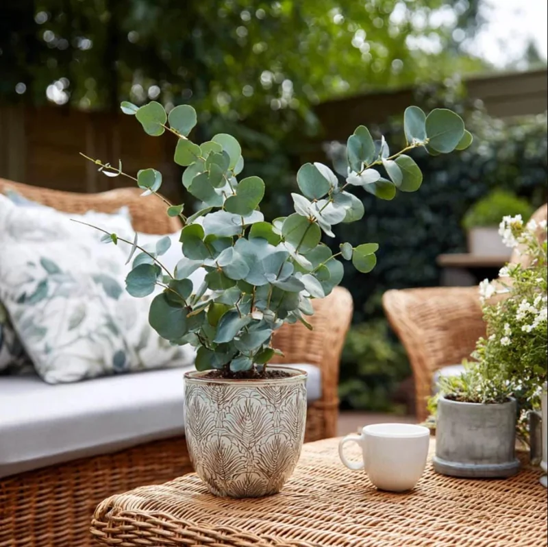 Eucalyptus Silver Dollar Live Starter Plant – 3 Inch Pot – Aromatic Foliage - Image 8