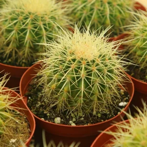 Golden Barrel Cactus Live Plant - Echinocactus Grusonii - Outdoor Plant 6-8 inch Pot - Image 4