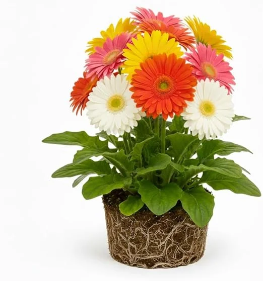Mixed Gerbera Daisy Live Plant – Assorted Colors, 5-7 Inches Tall – Indoor/Outdoor Perennial - Image 2
