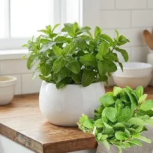 Mojito Mint Live Plant, 3.5 Inch Pot, Well Rooted Herb for Gardens - Image 5