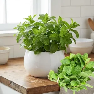Mojito Mint Live Plant, 3.5 Inch Pot, Well Rooted Herb for Gardens - Image 1